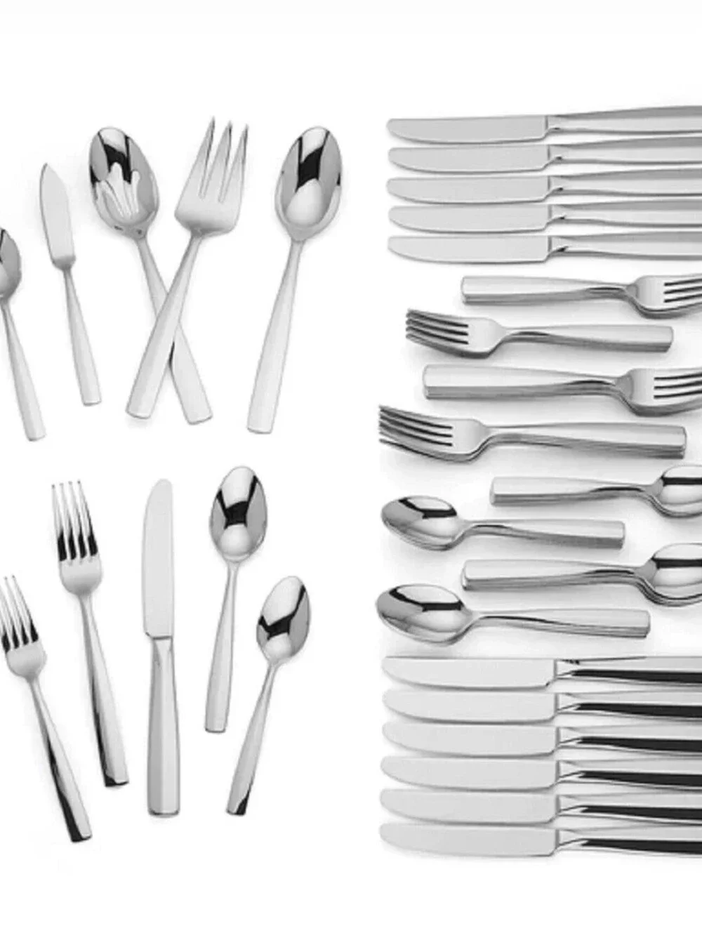 Lenox LACHLAN - Stainless Steel 65-piece Flatware Set - NEW OTHER